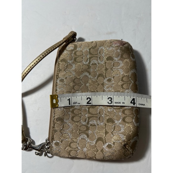 Coach Elegant Tan Wristlet - Picture 6 of 6
